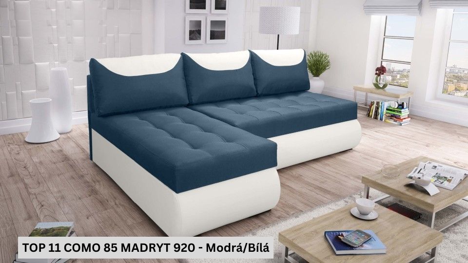 Rozkládací sedací souprava STRAKOŠ TOP 11 s úložným prostorem, rozkládací na spaní