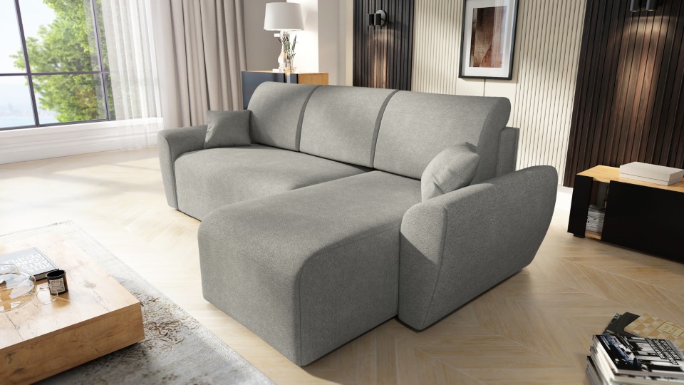 Produktové foto Rozkládací sedací souprava STRAKOŠ TOP 110 s úložným prostorem, rozkládací na spaní