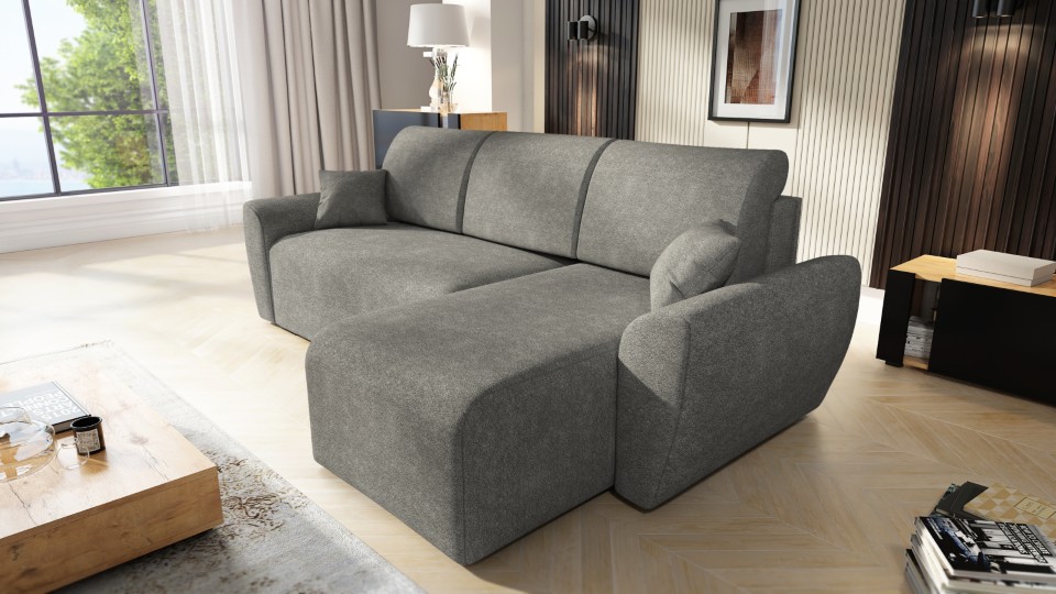 Produktové foto Rozkládací sedací souprava STRAKOŠ TOP 110 s úložným prostorem, rozkládací na spaní