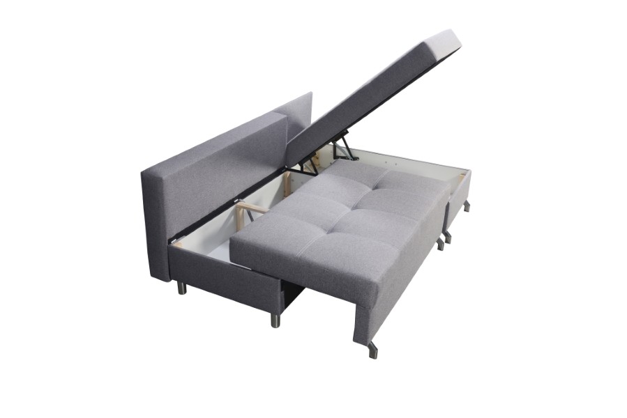 Produktové foto Rozkládací sedací souprava STRAKOŠ TOP 90 s úložným prostorem, rozkládací na spaní