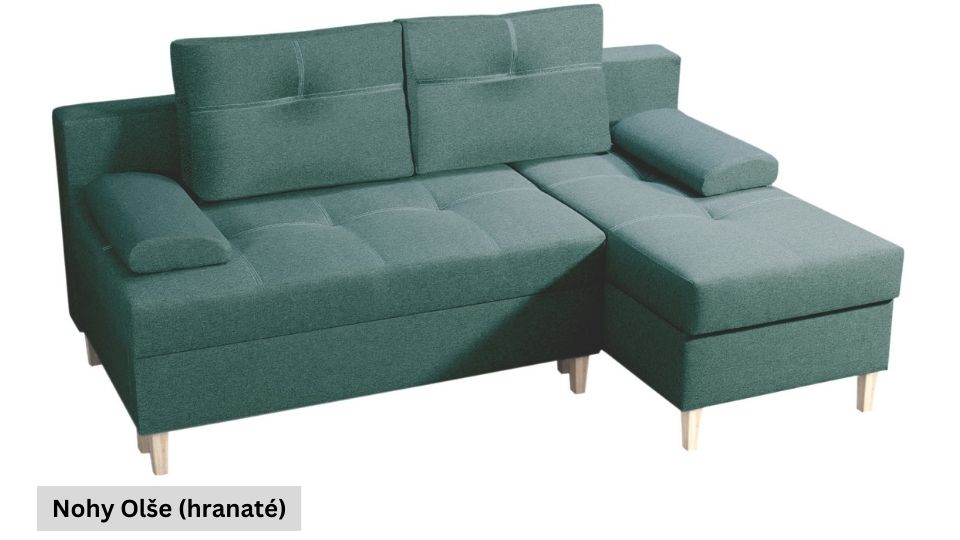 Produktové foto Rozkládací sedací souprava STRAKOŠ TOP 14 s úložným prostorem, rozkládací na spaní