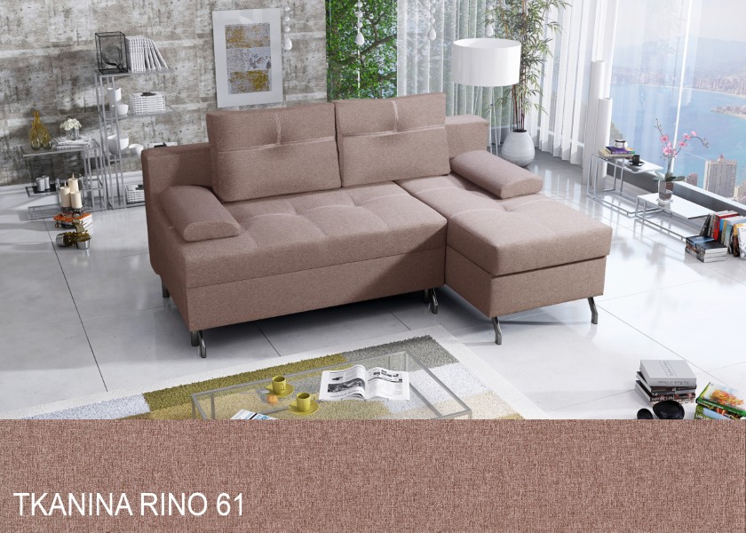 Produktové foto Rozkládací sedací souprava STRAKOŠ TOP 14 s úložným prostorem, rozkládací na spaní