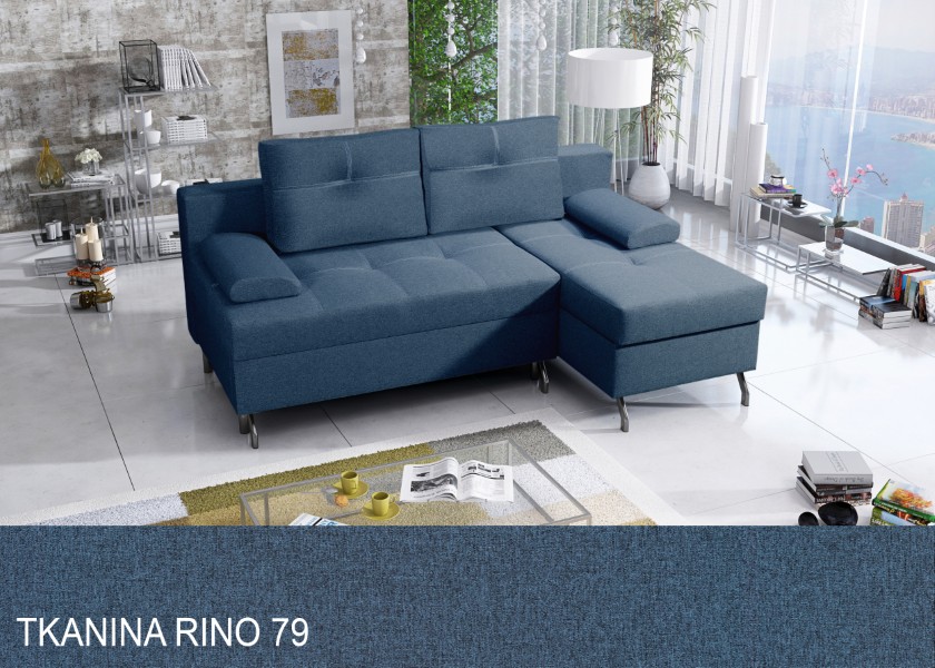 Produktové foto Rozkládací sedací souprava STRAKOŠ TOP 14 s úložným prostorem, rozkládací na spaní