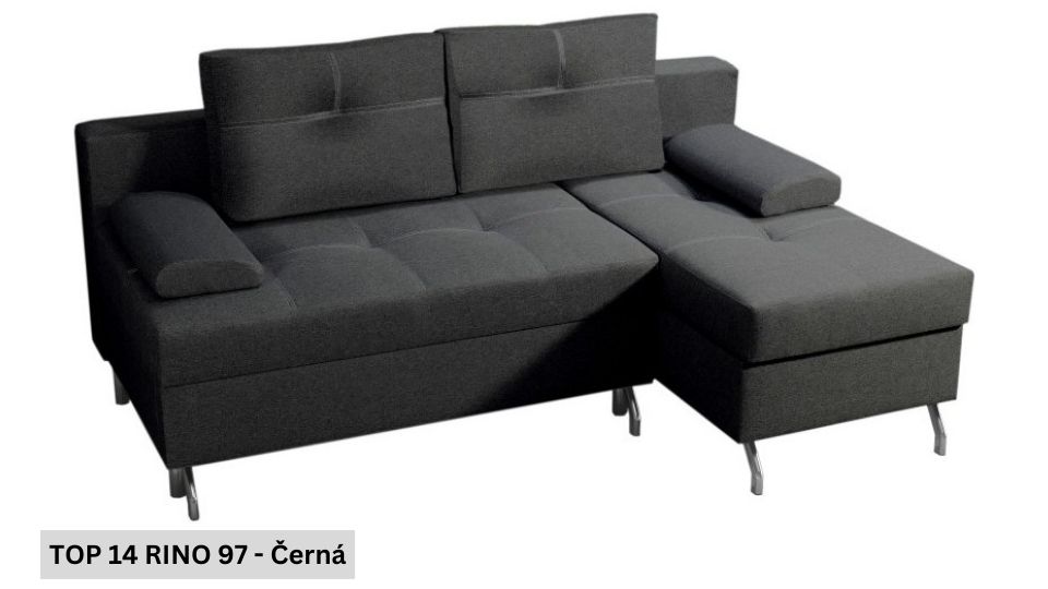 Rozkládací sedací souprava STRAKOŠ TOP 14 s úložným prostorem, rozkládací na spaní