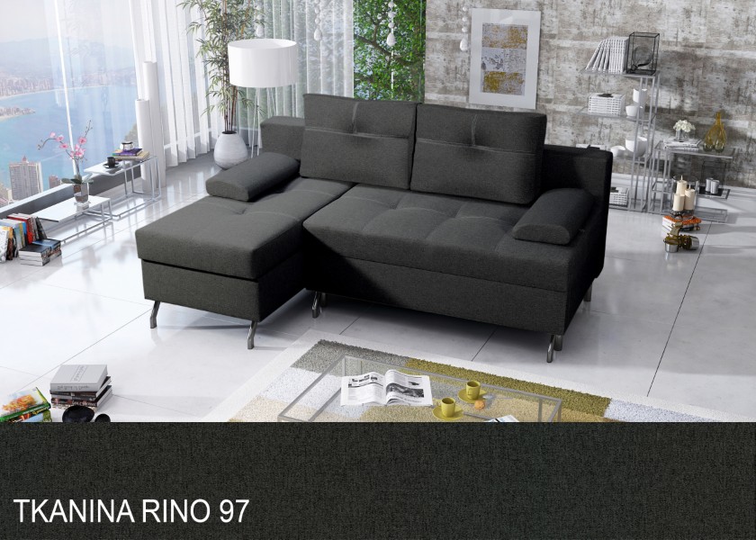 Produktové foto Rozkládací sedací souprava STRAKOŠ TOP 14 s úložným prostorem, rozkládací na spaní