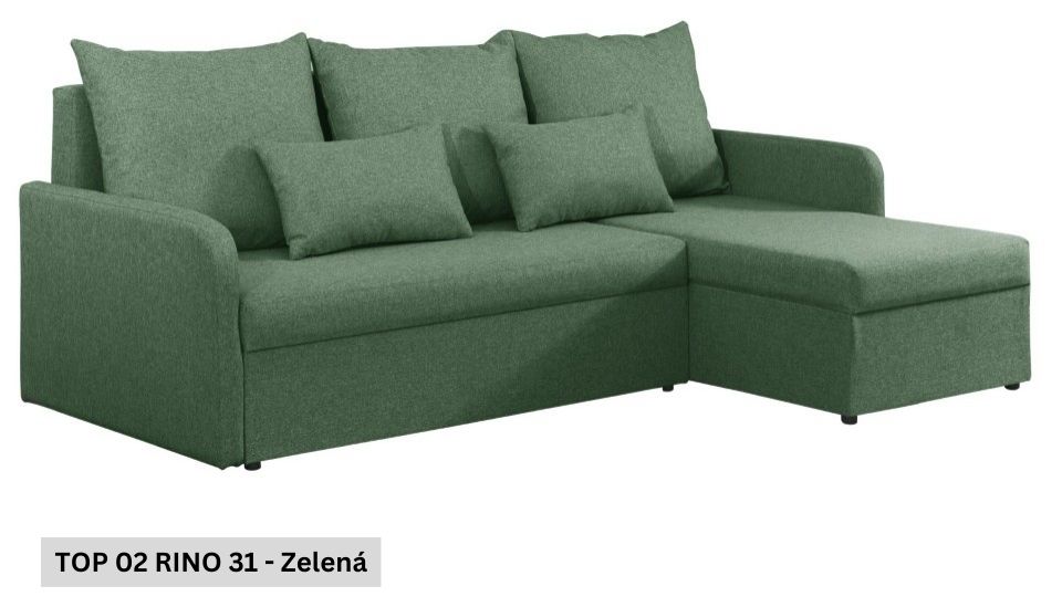 Produktové foto Rozkládací sedací souprava STRAKOŠ TOP 2 s úložným prostorem, rozkládací na spaní