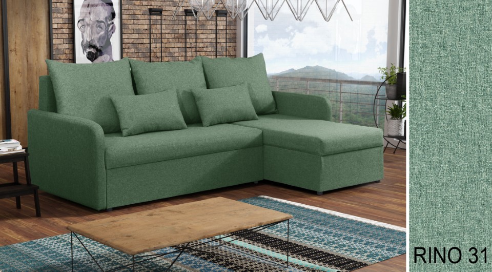 Produktové foto Rozkládací sedací souprava STRAKOŠ TOP 2 s úložným prostorem, rozkládací na spaní