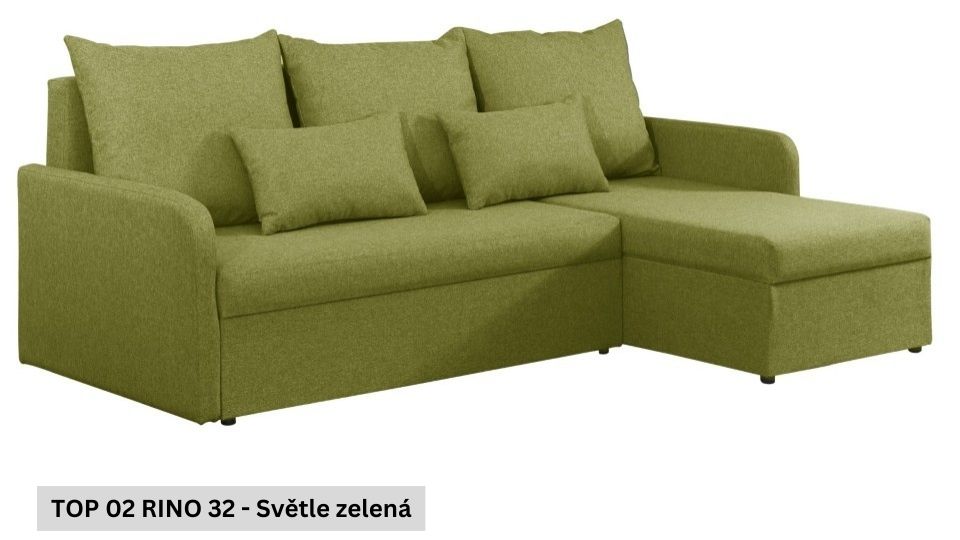 Produktové foto Rozkládací sedací souprava STRAKOŠ TOP 2 s úložným prostorem, rozkládací na spaní