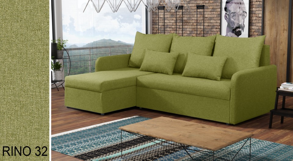 Produktové foto Rozkládací sedací souprava STRAKOŠ TOP 2 s úložným prostorem, rozkládací na spaní