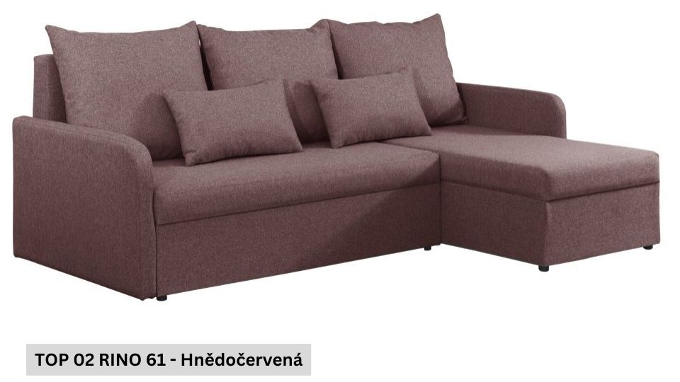 Produktové foto Rozkládací sedací souprava STRAKOŠ TOP 2 s úložným prostorem, rozkládací na spaní