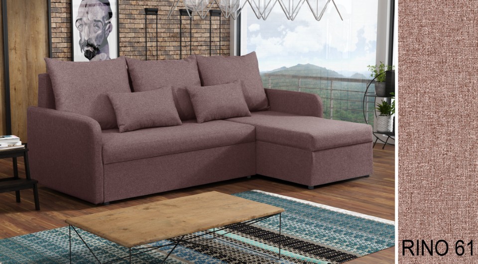 Produktové foto Rozkládací sedací souprava STRAKOŠ TOP 2 s úložným prostorem, rozkládací na spaní