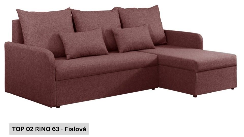 Produktové foto Rozkládací sedací souprava STRAKOŠ TOP 2 s úložným prostorem, rozkládací na spaní