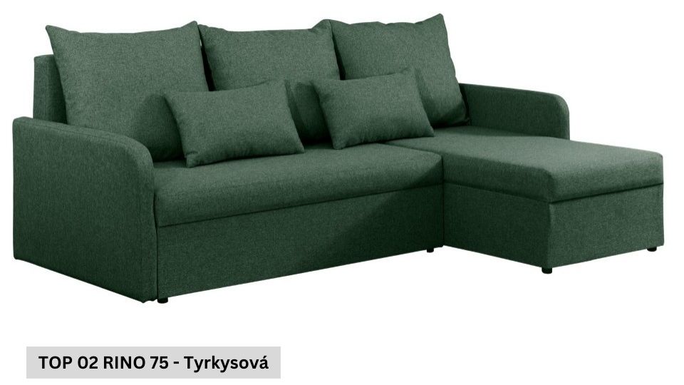 Produktové foto Rozkládací sedací souprava STRAKOŠ TOP 2 s úložným prostorem, rozkládací na spaní