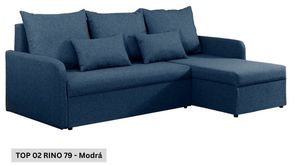 Rozkládací sedací souprava STRAKOŠ TOP 2 s úložným prostorem, rozkládací na spaní