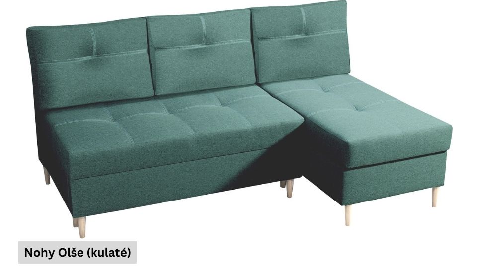 Produktové foto Rozkládací sedací souprava STRAKOŠ TOP 20 s úložným prostorem, rozkládací na spaní