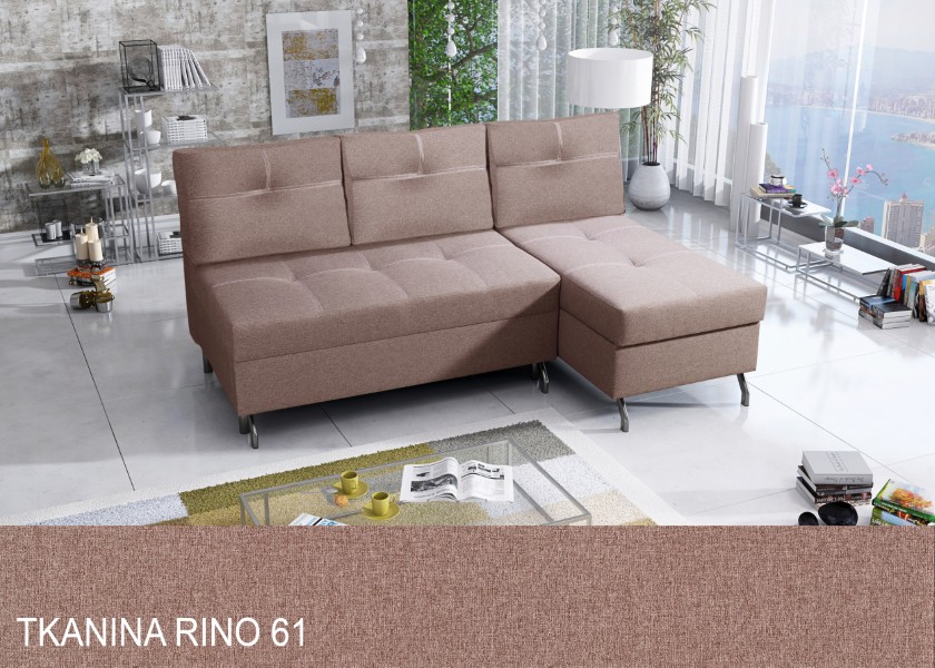 Produktové foto Rozkládací sedací souprava STRAKOŠ TOP 20 s úložným prostorem, rozkládací na spaní