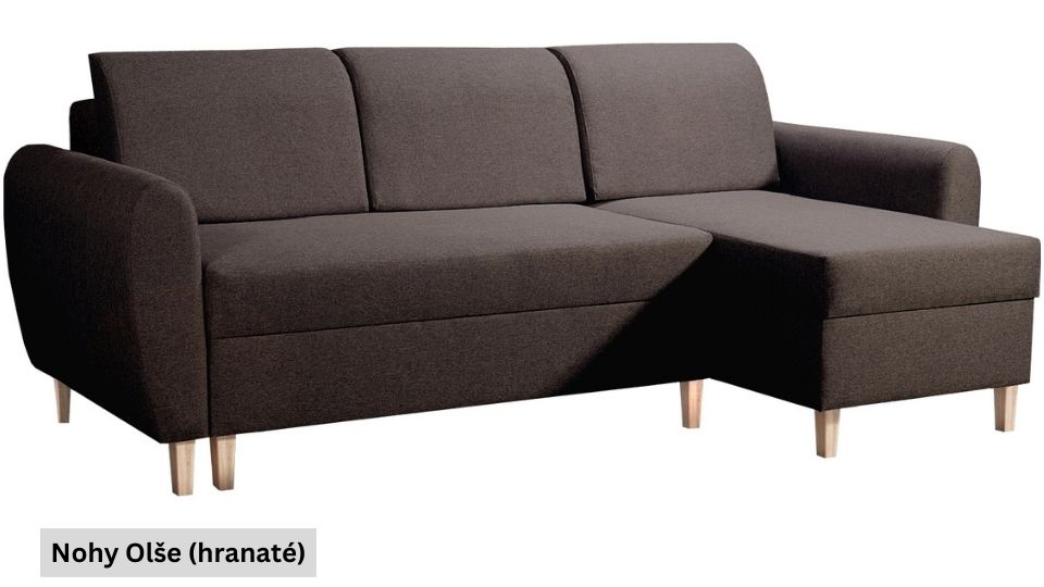 Produktové foto Rozkládací sedací souprava STRAKOŠ TOP 26 s úložným prostorem, rozkládací na spaní