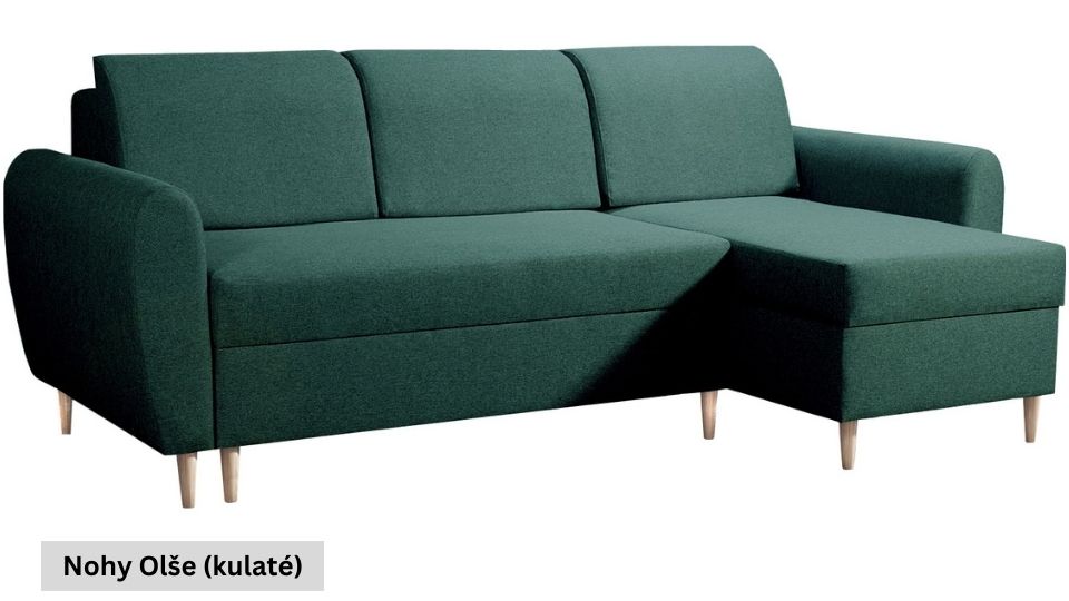 Produktové foto Rozkládací sedací souprava STRAKOŠ TOP 26 s úložným prostorem, rozkládací na spaní