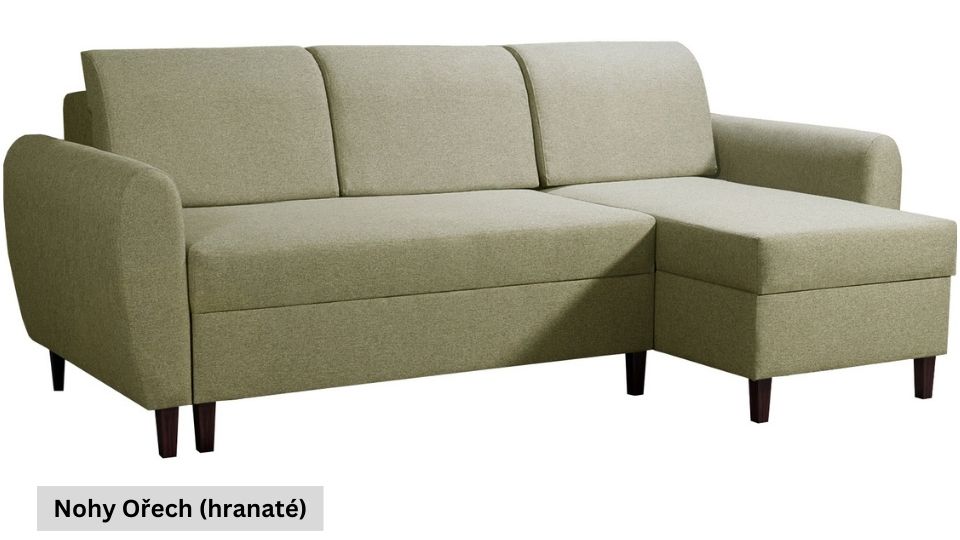 Produktové foto Rozkládací sedací souprava STRAKOŠ TOP 26 s úložným prostorem, rozkládací na spaní