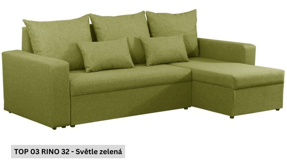 Produktové foto Rozkládací sedací souprava STRAKOŠ TOP 3 s úložným prostorem, rozkládací na spaní