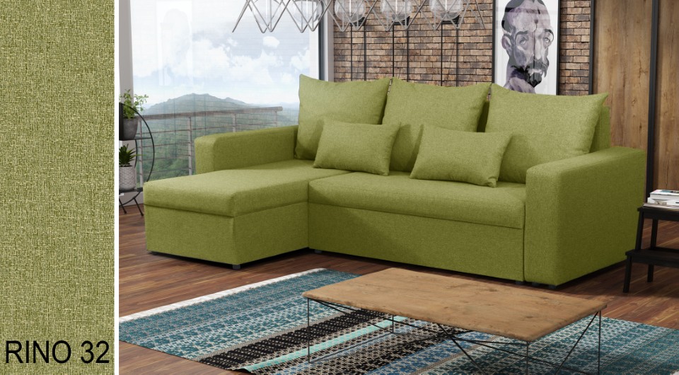 Produktové foto Rozkládací sedací souprava STRAKOŠ TOP 3 s úložným prostorem, rozkládací na spaní