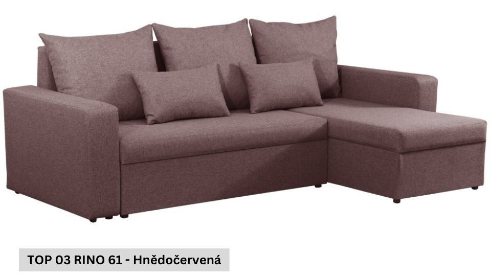 Produktové foto Rozkládací sedací souprava STRAKOŠ TOP 3 s úložným prostorem, rozkládací na spaní