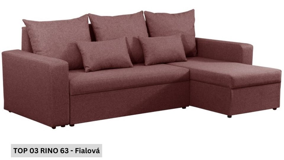 Produktové foto Rozkládací sedací souprava STRAKOŠ TOP 3 s úložným prostorem, rozkládací na spaní