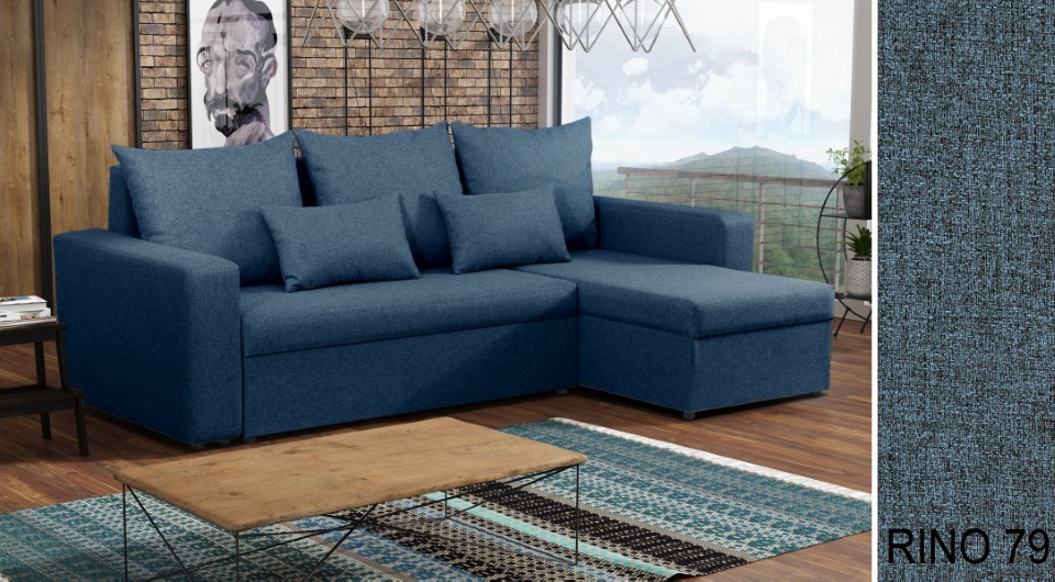 Produktové foto Rozkládací sedací souprava STRAKOŠ TOP 3 s úložným prostorem, rozkládací na spaní