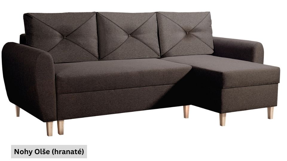 Produktové foto Rozkládací sedací souprava STRAKOŠ TOP 32 s úložným prostorem, rozkládací na spaní