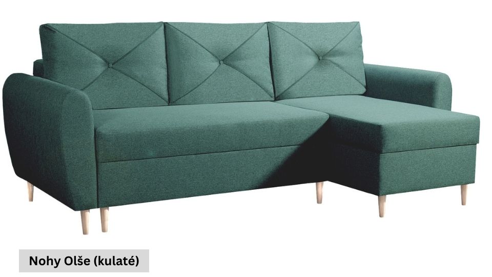 Produktové foto Rozkládací sedací souprava STRAKOŠ TOP 32 s úložným prostorem, rozkládací na spaní