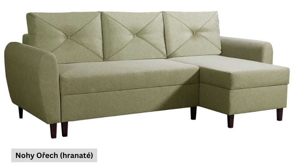 Produktové foto Rozkládací sedací souprava STRAKOŠ TOP 32 s úložným prostorem, rozkládací na spaní