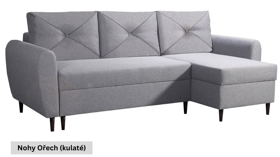 Produktové foto Rozkládací sedací souprava STRAKOŠ TOP 32 s úložným prostorem, rozkládací na spaní