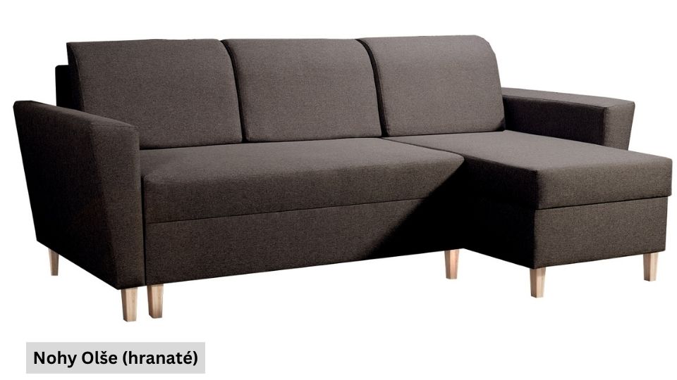 Produktové foto Rozkládací sedací souprava STRAKOŠ TOP 38 s úložným prostorem, rozkládací na spaní