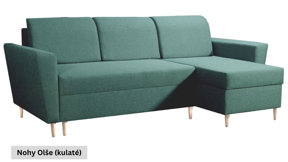 Produktové foto Rozkládací sedací souprava STRAKOŠ TOP 38 s úložným prostorem, rozkládací na spaní