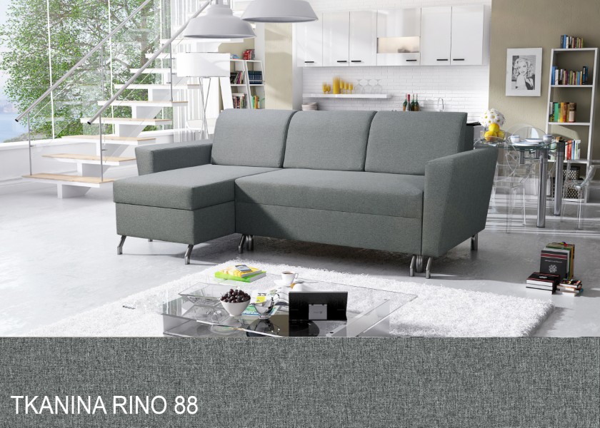 Produktové foto Rozkládací sedací souprava STRAKOŠ TOP 38 s úložným prostorem, rozkládací na spaní