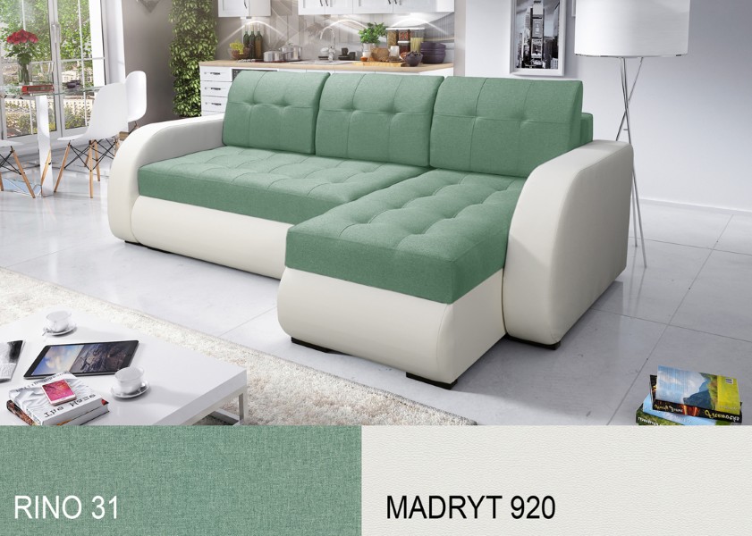 Produktové foto Rozkládací sedací souprava STRAKOŠ TOP 4 s úložným prostorem, rozkládací na spaní