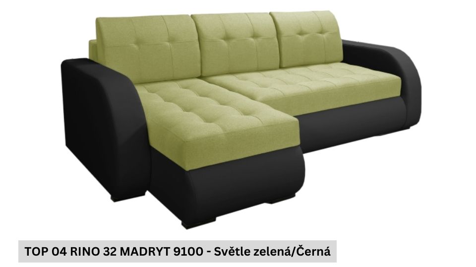 Produktové foto Rozkládací sedací souprava STRAKOŠ TOP 4 s úložným prostorem, rozkládací na spaní