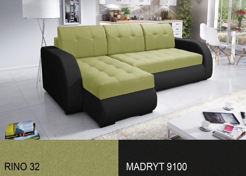 Produktové foto Rozkládací sedací souprava STRAKOŠ TOP 4 s úložným prostorem, rozkládací na spaní