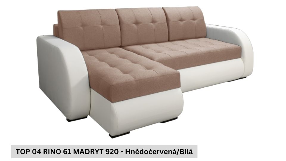 Produktové foto Rozkládací sedací souprava STRAKOŠ TOP 4 s úložným prostorem, rozkládací na spaní