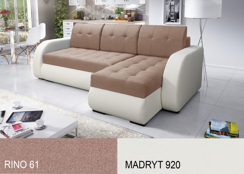 Produktové foto Rozkládací sedací souprava STRAKOŠ TOP 4 s úložným prostorem, rozkládací na spaní