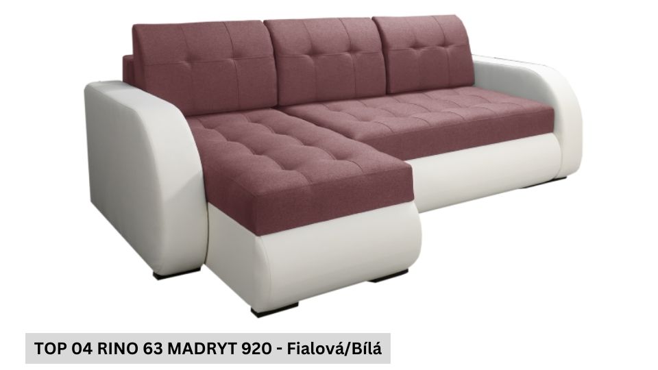 Produktové foto Rozkládací sedací souprava STRAKOŠ TOP 4 s úložným prostorem, rozkládací na spaní