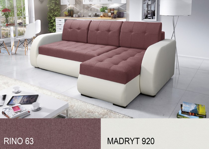 Produktové foto Rozkládací sedací souprava STRAKOŠ TOP 4 s úložným prostorem, rozkládací na spaní