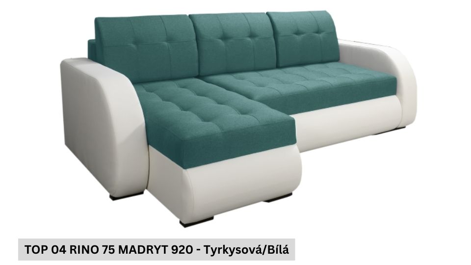 Produktové foto Rozkládací sedací souprava STRAKOŠ TOP 4 s úložným prostorem, rozkládací na spaní