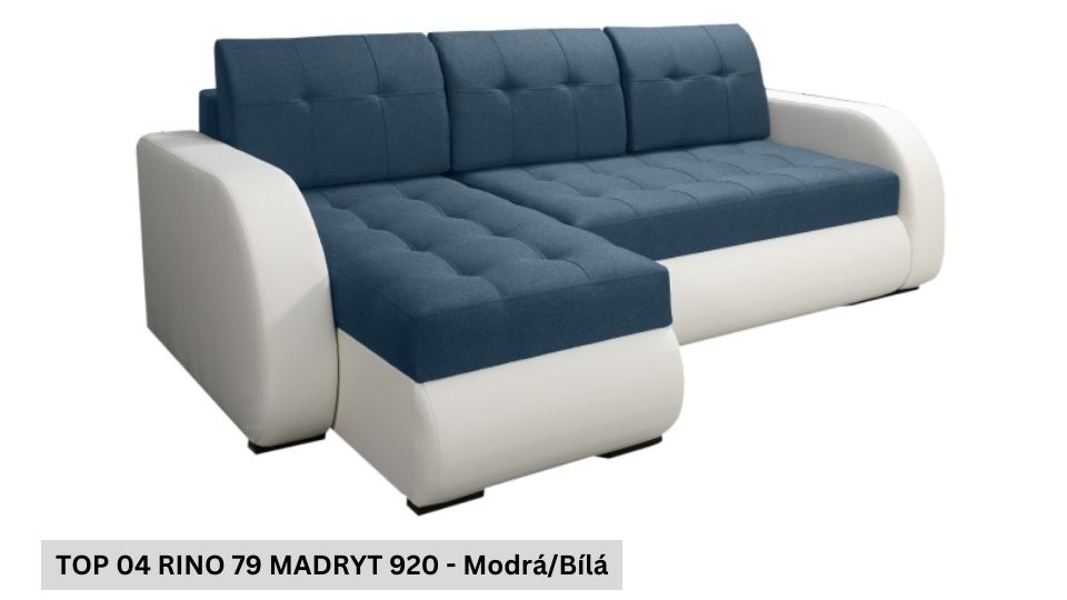 Produktové foto Rozkládací sedací souprava STRAKOŠ TOP 4 s úložným prostorem, rozkládací na spaní