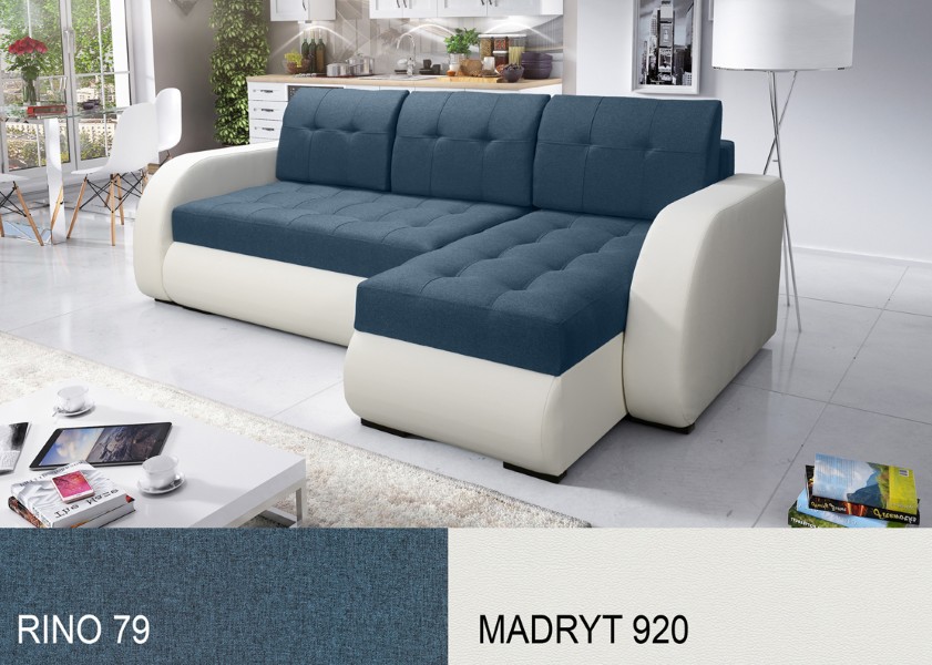 Produktové foto Rozkládací sedací souprava STRAKOŠ TOP 4 s úložným prostorem, rozkládací na spaní