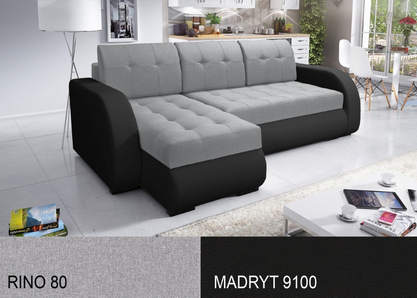 Produktové foto Rozkládací sedací souprava STRAKOŠ TOP 4 s úložným prostorem, rozkládací na spaní