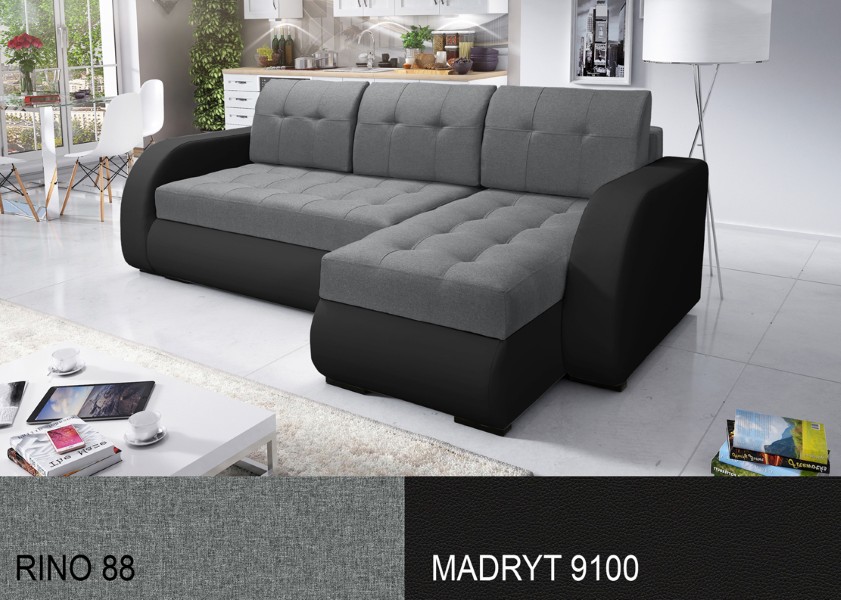 Produktové foto Rozkládací sedací souprava STRAKOŠ TOP 4 s úložným prostorem, rozkládací na spaní