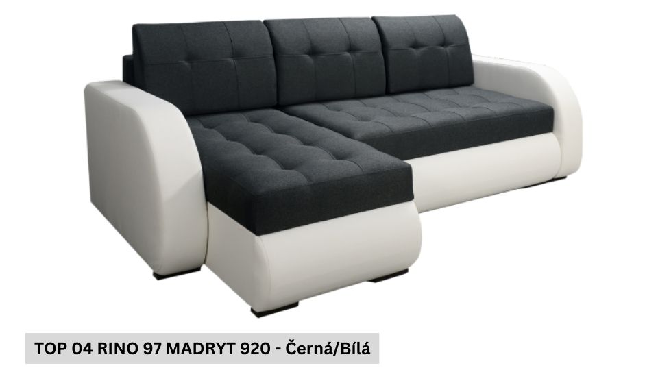 Produktové foto Rozkládací sedací souprava STRAKOŠ TOP 4 s úložným prostorem, rozkládací na spaní