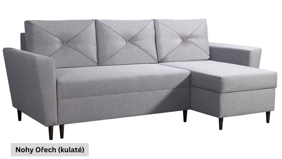 Produktové foto Rozkládací sedací souprava STRAKOŠ TOP 44 s úložným prostorem, rozkládací na spaní