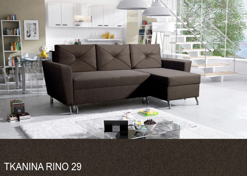 Produktové foto Rozkládací sedací souprava STRAKOŠ TOP 44 s úložným prostorem, rozkládací na spaní